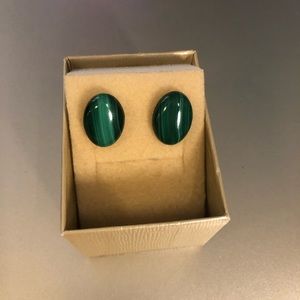 Green earrings